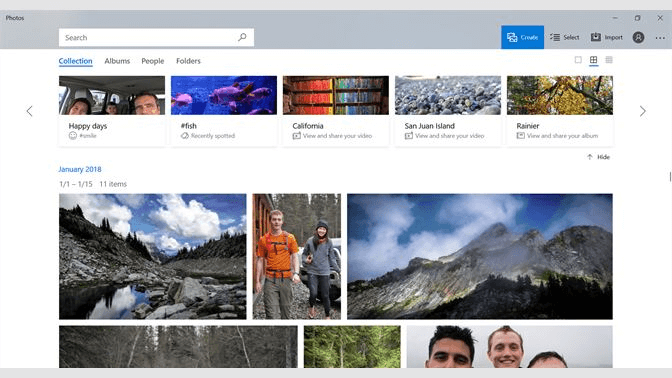 Microsoft Windows 10 Photos - Light Room -vaihtoehto