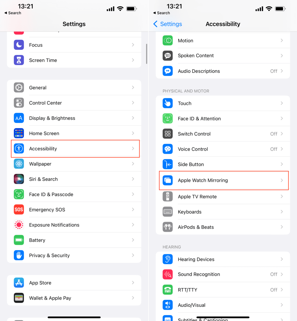 วิธีใช้ Apple Watch Mirroring ด้วยตนเอง - 1