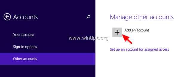 Windows-8-account toevoegen