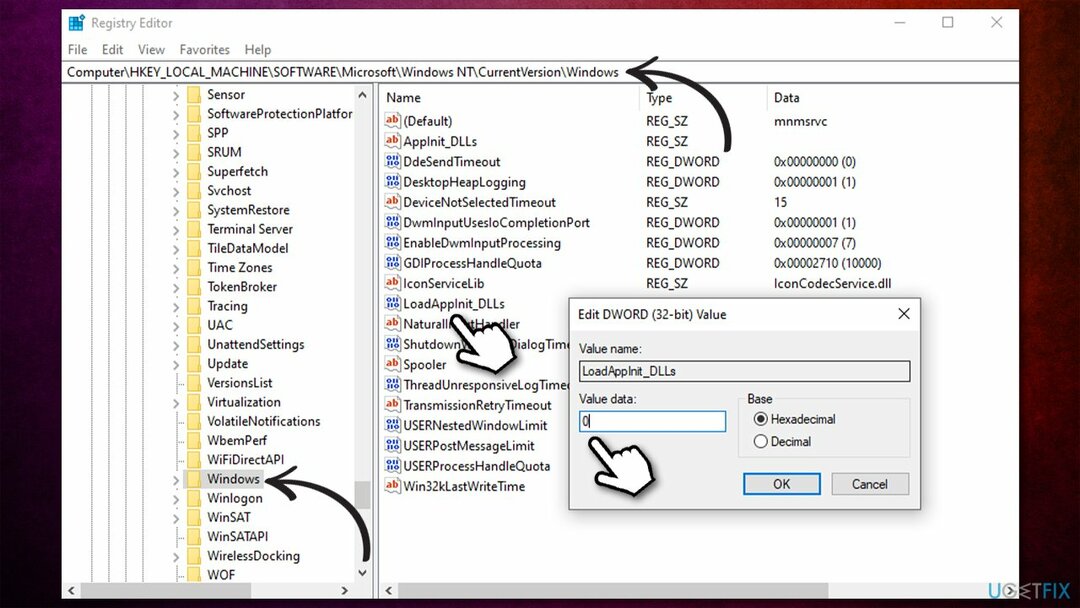 Kasutage Windowsi registriredaktorit