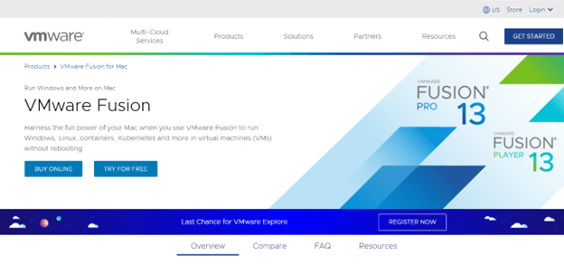 VMware ฟิวชั่น