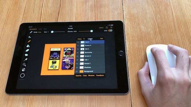 قائمة أمنيات iPad Pro - دعم الماوس