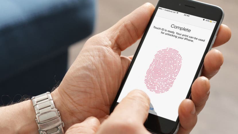 Apps op uw iPhone vergrendelen met Touch ID