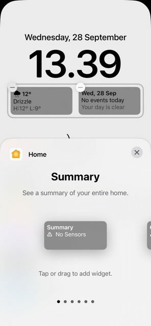 Sélectionnez l'onglet de l'application Accueil sur iOS 16