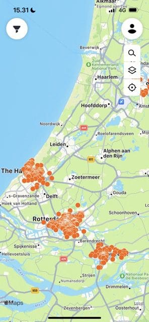 skærmbillede af kortet i æselrepublikken