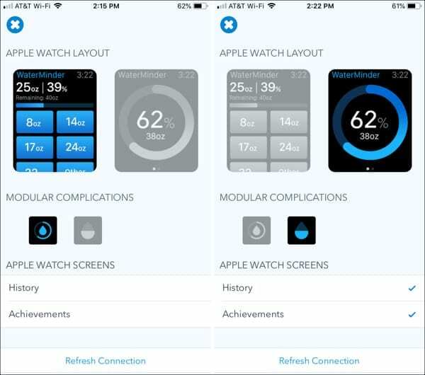 Alterar layout do Apple Watch