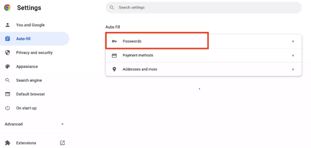 Перегляньте збережені паролі в Google Chrome для Mac – опція автозаповнення