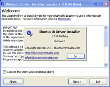 Namestitev gonilnikov Bluetooth - najboljša programska oprema Bluetooth