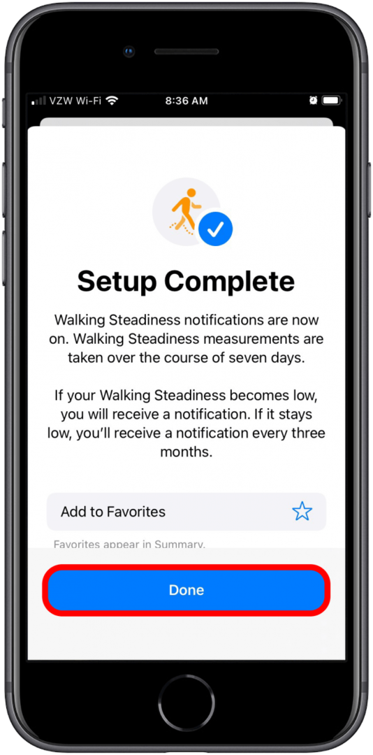 Walking Steadiness บน iPhone คืออะไร?
