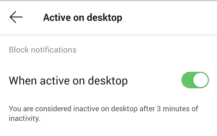 notificări ale echipelor Microsoft atunci când sunt active pe desktop