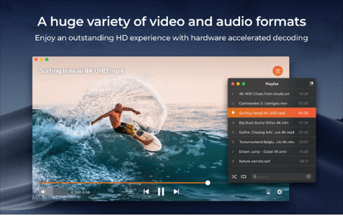 Elmedia Player - Καλύτερη εφαρμογή αναπαραγωγής βίντεο για MacOS