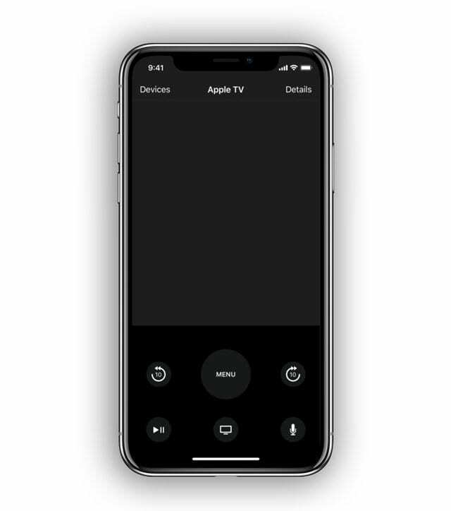 تطبيق Apple tv Remote على iPhone