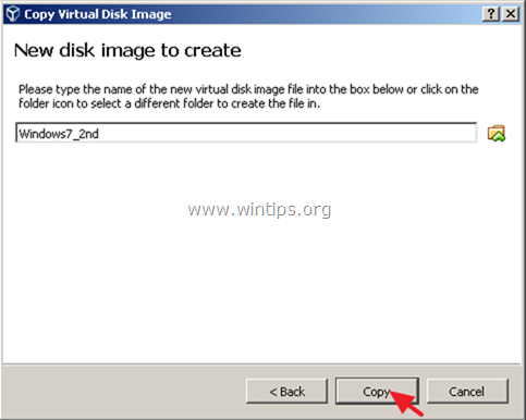 не вдається відкрити зображення vdi virtualbox