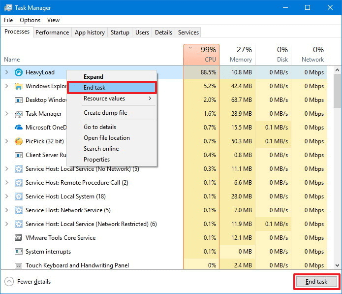 Beëindig zware en ongewenste programma's voor Steam Sneller downloaden 