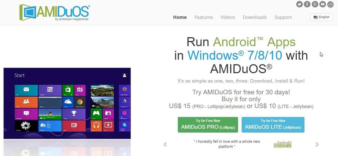 AMIDuOS Emulator-Image