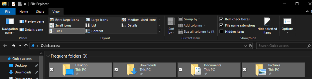 Windows 10: Poista kuvakkeiden valintaruudut