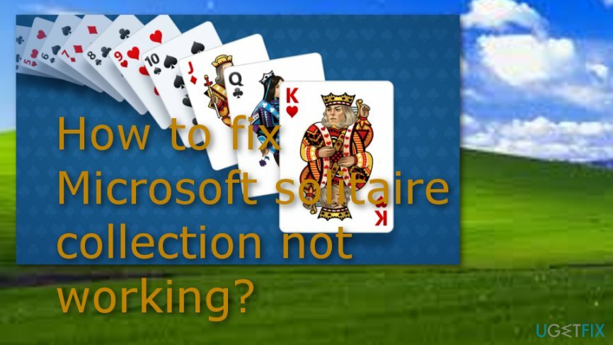 Koleksi solitaire Microsoft tidak berfungsi