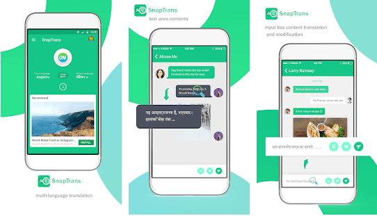 Snap Trans — labākās valodu tulkotāju lietotnes