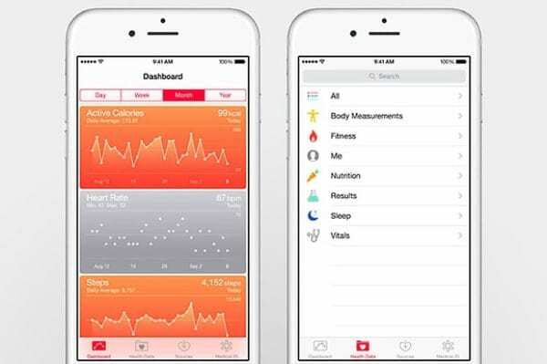 Aplikácia iOS Health