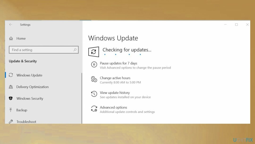 Windows Updaten tarkistus
