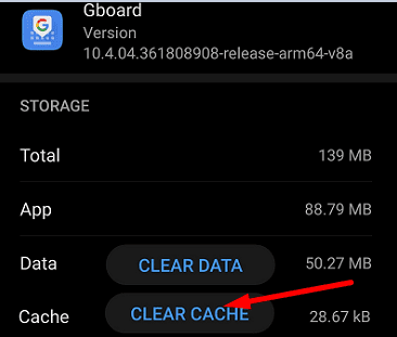 borrar-gboard-cache