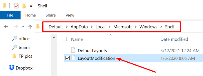Shell-Layout-Modifikation-Xml-Datei-Windows-10