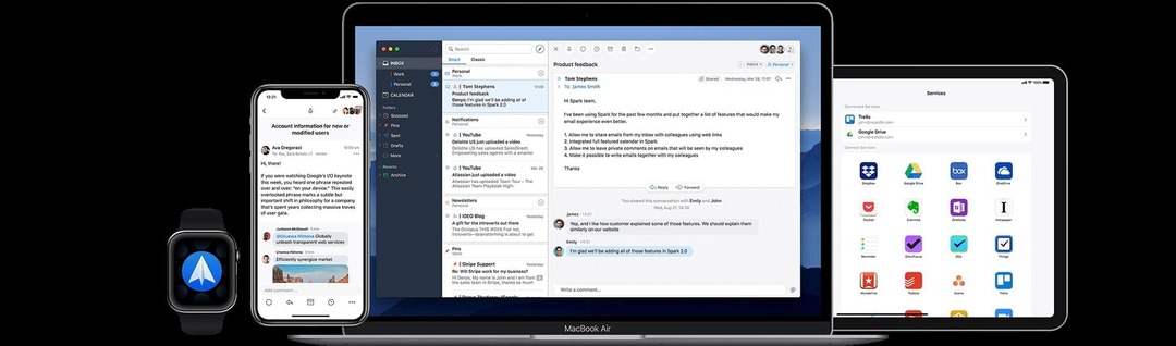 סקירה כללית של Spark Mail