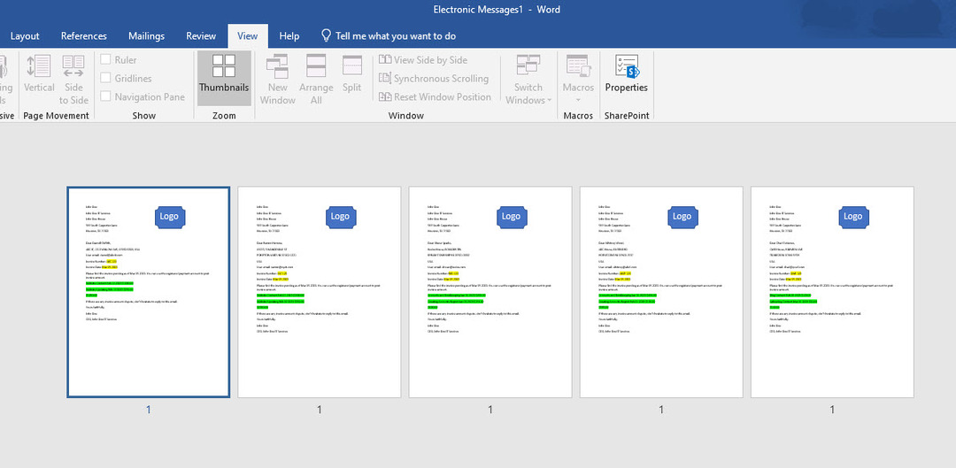 Научете как да циркулирате поща от Excel към Word ръчно