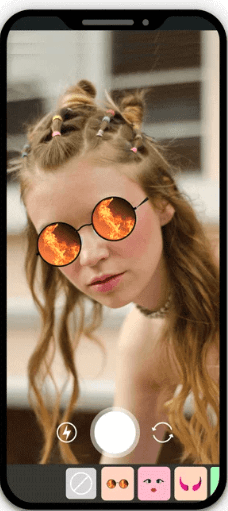 Ohnivé sluneční brýle