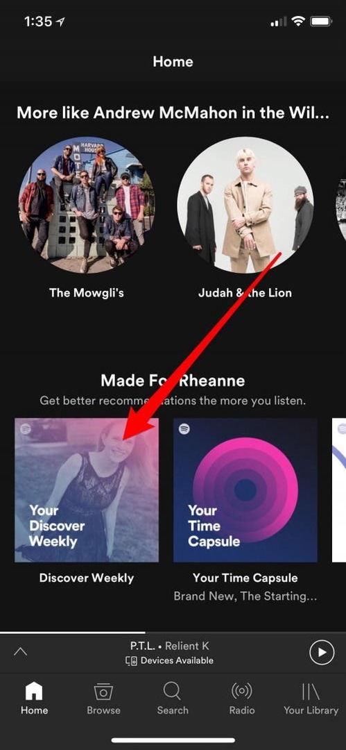 spotify lejátszási lista