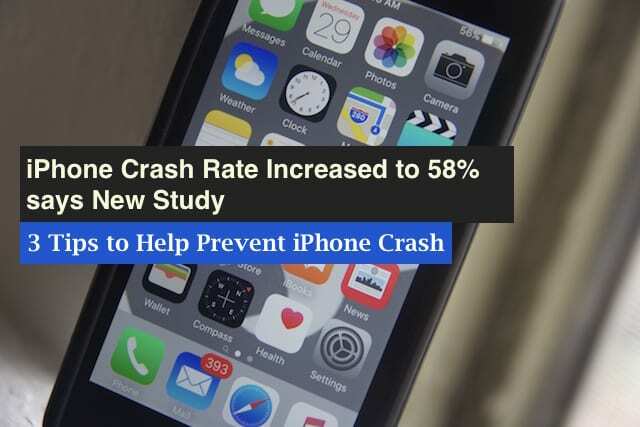 Tips for å forhindre at iPhone krasjer