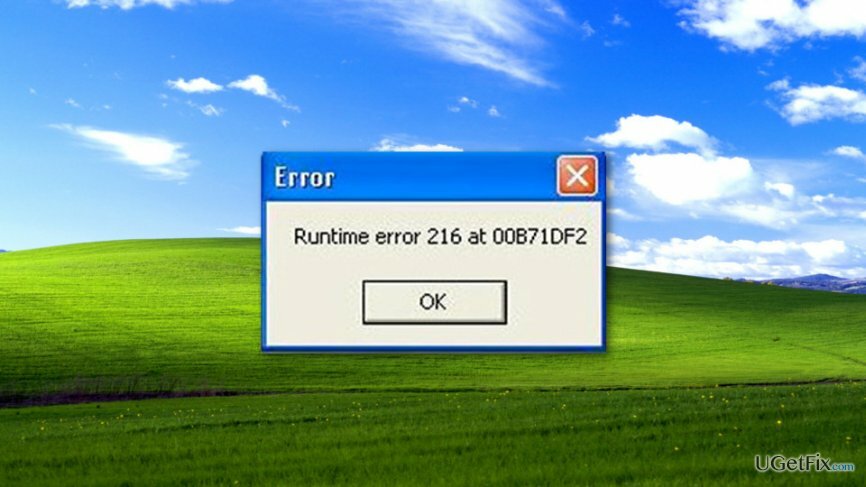 Runtime Error 216
