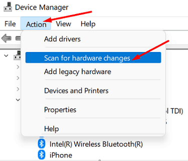 Device-manager-scan-for-hardware-changes