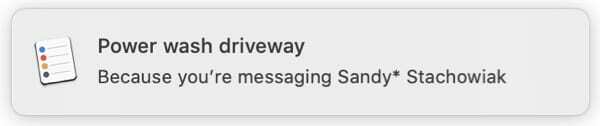 When Messaging Alert Reminders-Mac