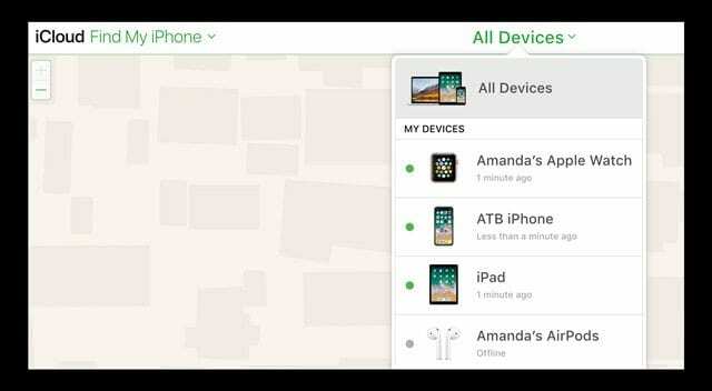 موقع iCloud الإلكتروني Find My iPhone