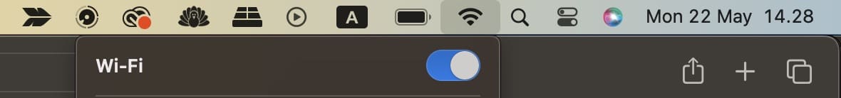 Bild eines Mac-WLAN-Symbols