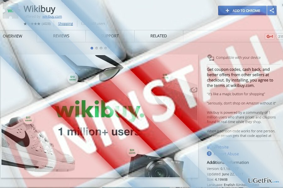 WikiBuy'u kolayca kaldırın