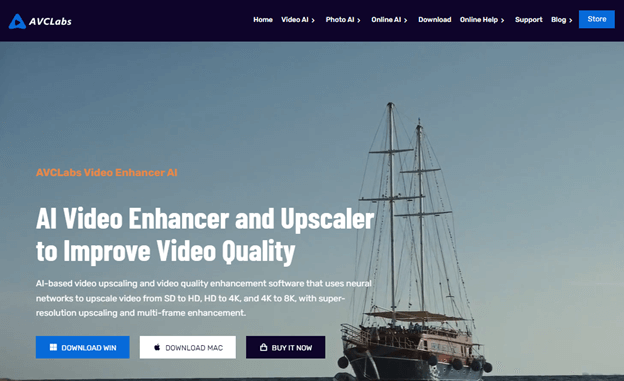 AVCLabs Video Enhancer AI