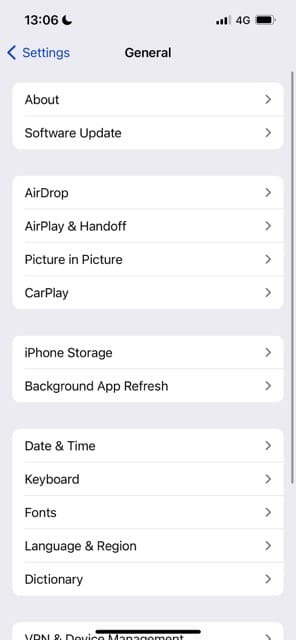 Wybierz opcję Aktualizacja oprogramowania dla iPhone'a
