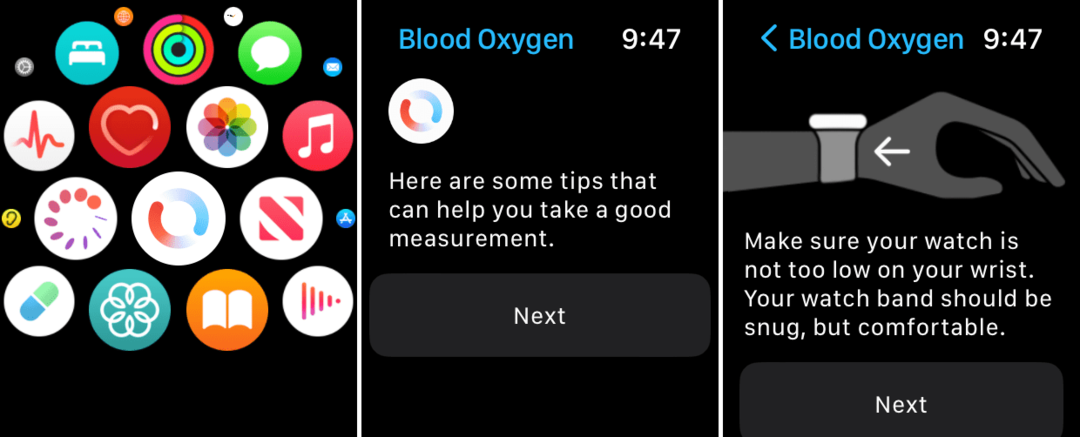 Bloedzuurstof meten op Apple Watch Ultra - walkthrough 1