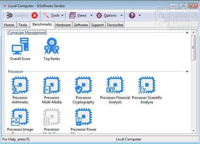 SiSoftwareサンドラライト