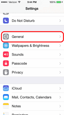 iOS7 Общий вариант