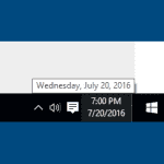 Windows 10: не работает всплывающее окно с датой