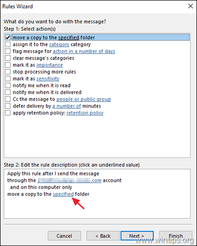 Outlook 2016 Imap-Änderungsordner für gesendete Elemente