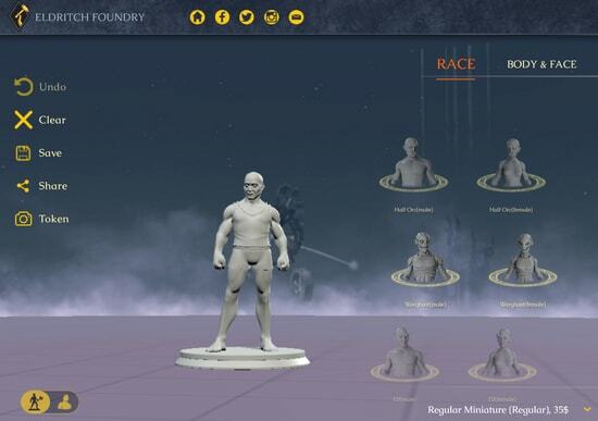 Eldritch Foundry - ทางเลือกราคาถูกสำหรับ Hero Forge