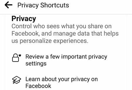 फेसबुक-मोबाइल-समीक्षा-एक-कुछ-महत्वपूर्ण-गोपनीयता-सेटिंग्स