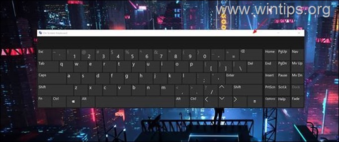 buka keyboard layar