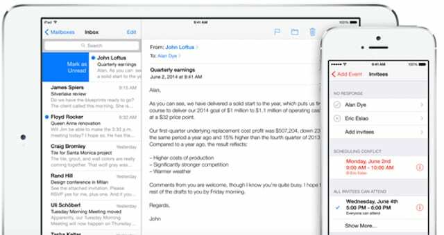 Sfaturi pentru e-mail iOS