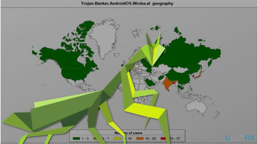 Dolaşan Mantis illüstrasyonu