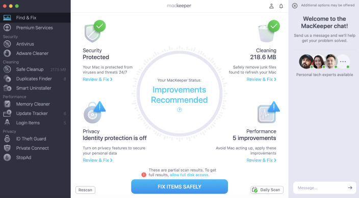 MacKeeper – Uninstaller for Mac